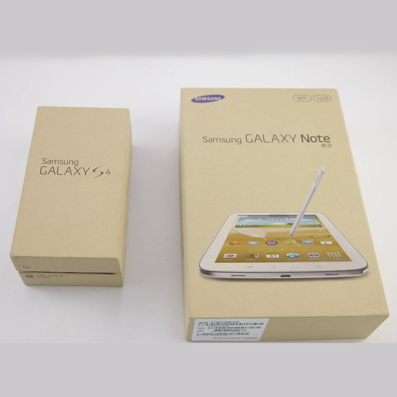 S10 S20 Note 10 Note 201க்கான வெள்ளை Samsung மொபைல் போன் பேக்கேஜிங் பாக்ஸ்